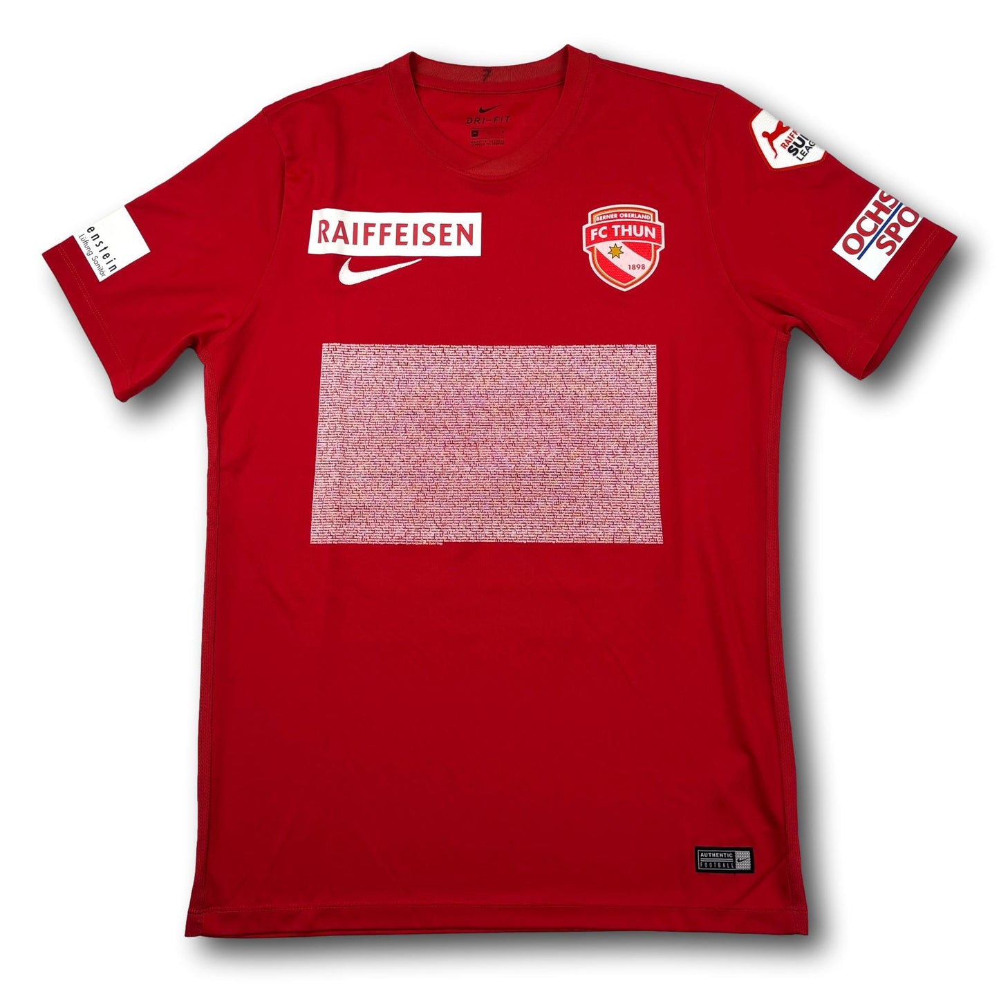 FC Thun - 2014-15 - Matchworn - Heim - M - Nike - Facchinetti #7