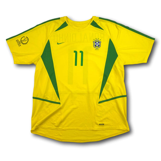 Brazil - 2002 - Home - L - Nike - Ronaldinho #11