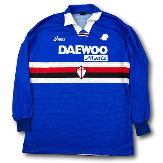 UC Sampdoria Genoa - 1998-99 - Home - XXL - asics - Klinsmann #18