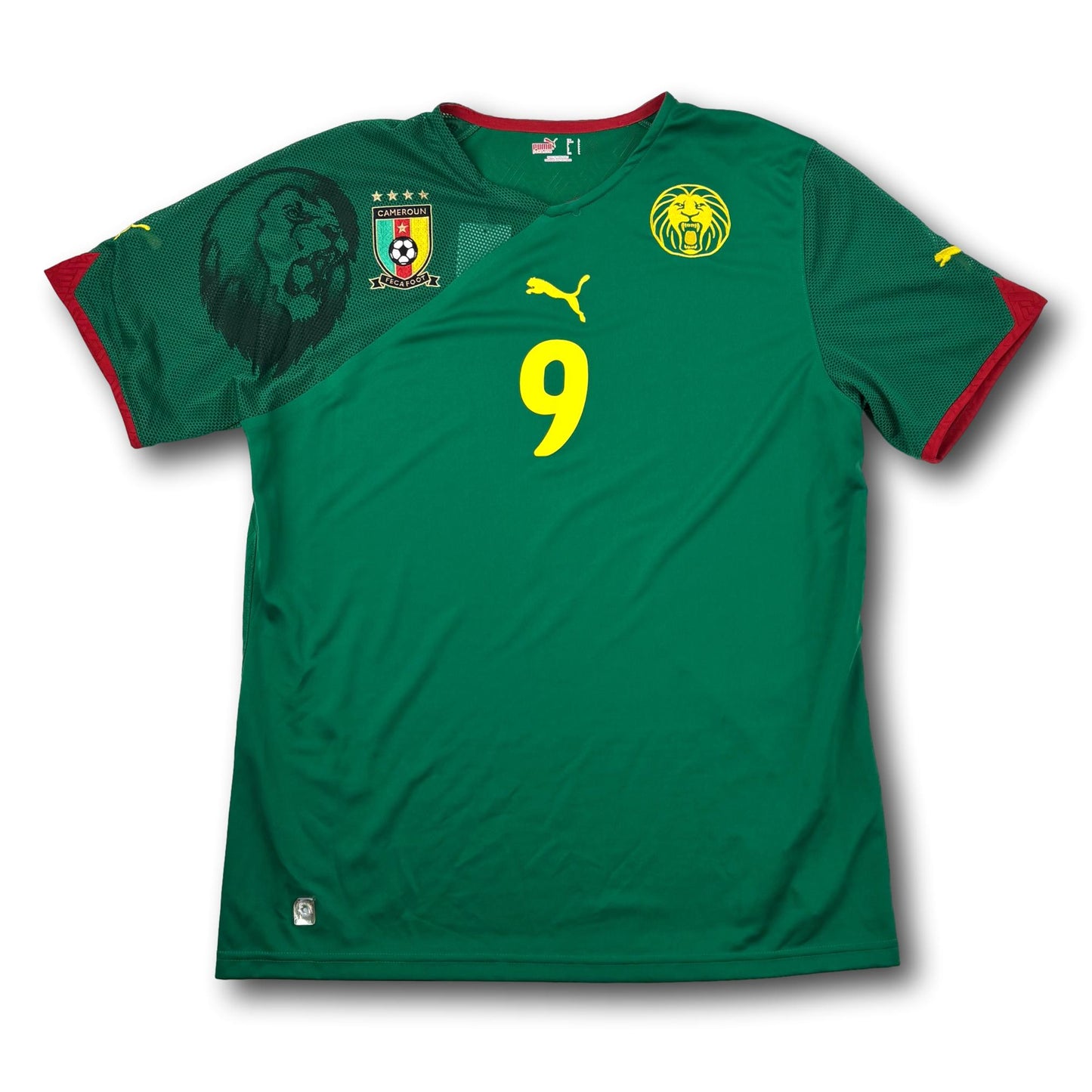 Cameroon - 2010-11 - Home - L - Puma - Eto'o #9