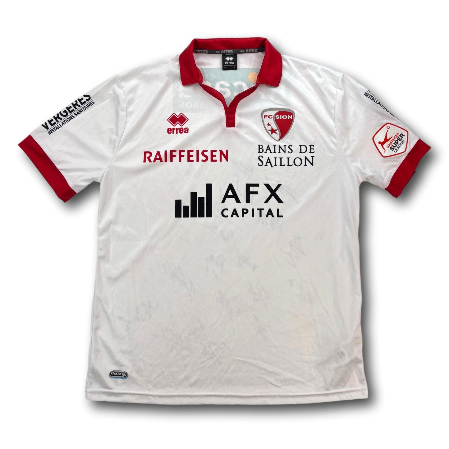 FC Sion - 2015-16 - Auswärts - L - Errea - signiert