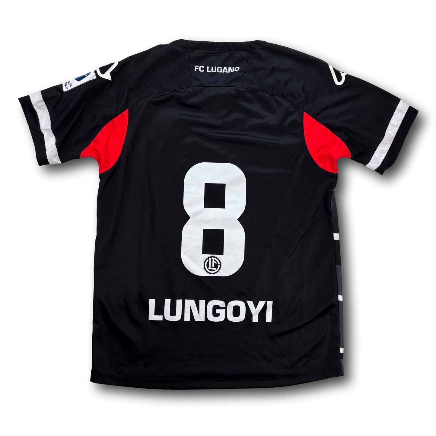 FC Lugano - 2021-22 - Matchworn - Heim - M - Acerbis - Lungoyi #8 - signiert