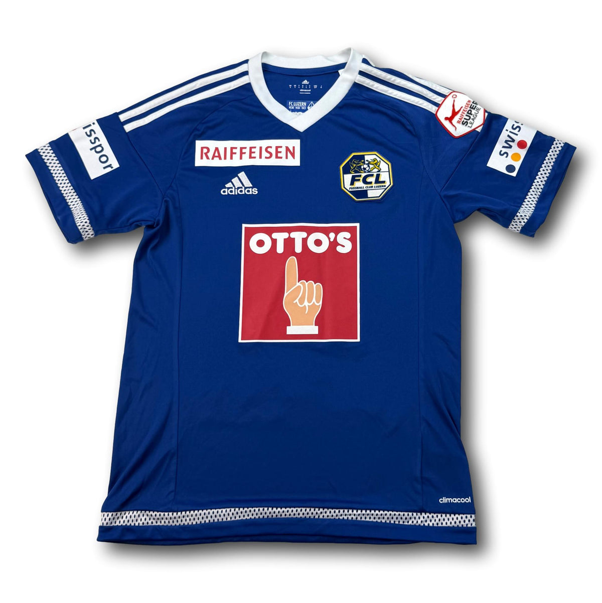 FC Luzern - 2015-16 - Matchworn - Heim - S - adidas - Jantscher #10