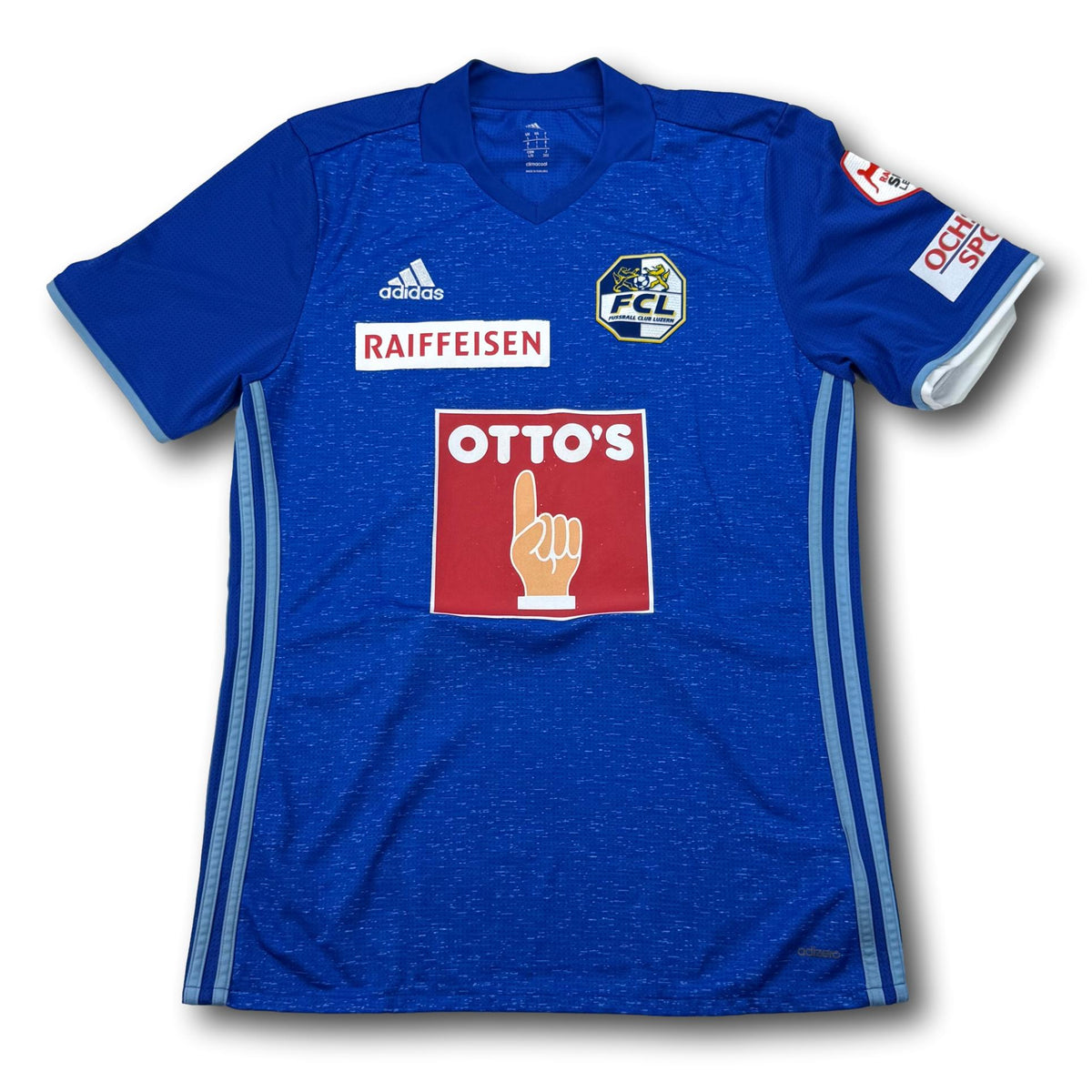 FC Luzern - 2017-18 - Match-worn - Home - L - adidas - Schulz #5