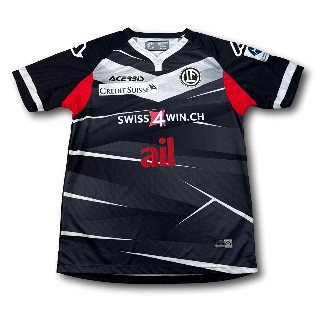 FC Lugano - 2021-22 - Match-worn - Home - XL - Acerbis - Maric #5
