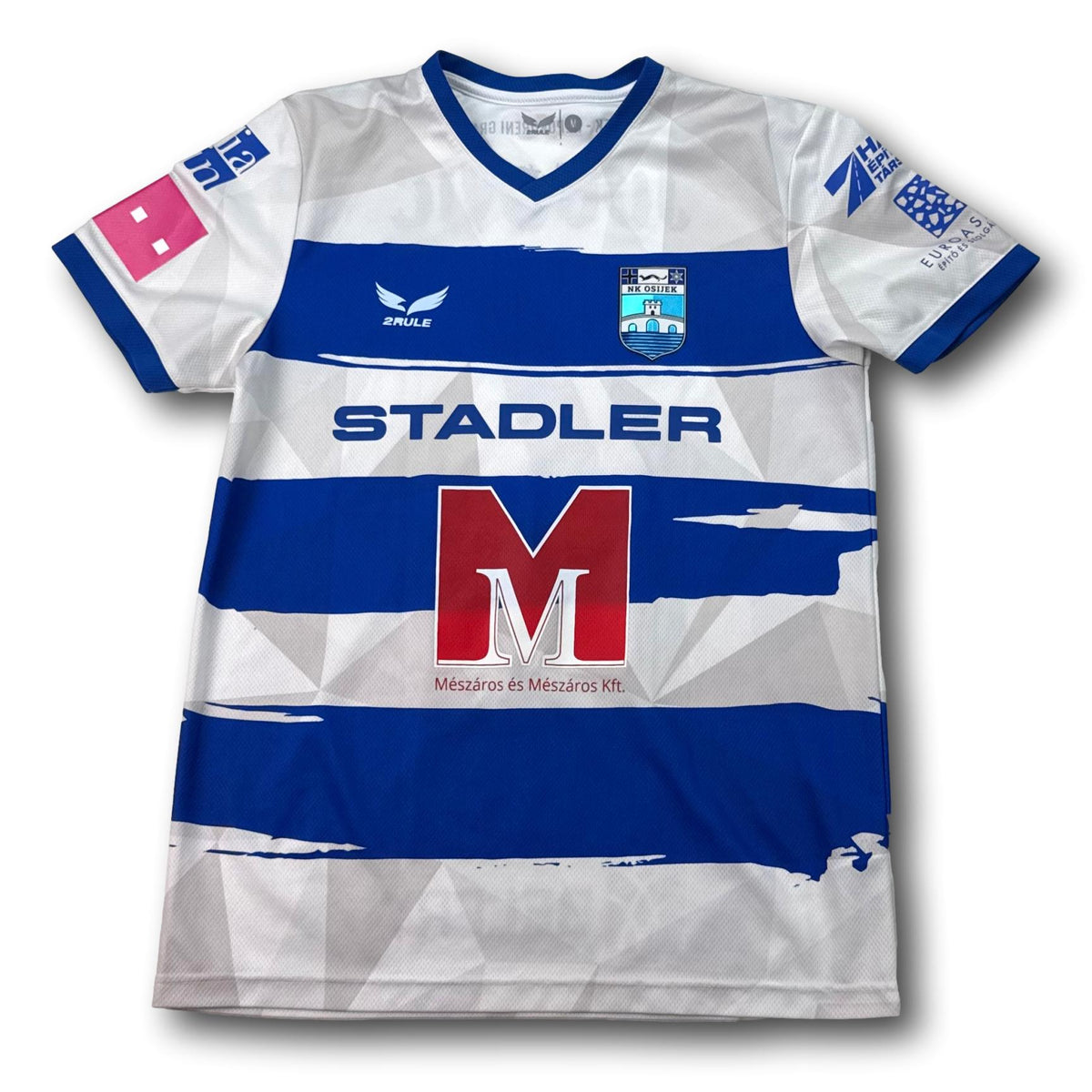 NK Osijek - 2021-22 - Match-worn - Home - M - 2rule - Jugović #7