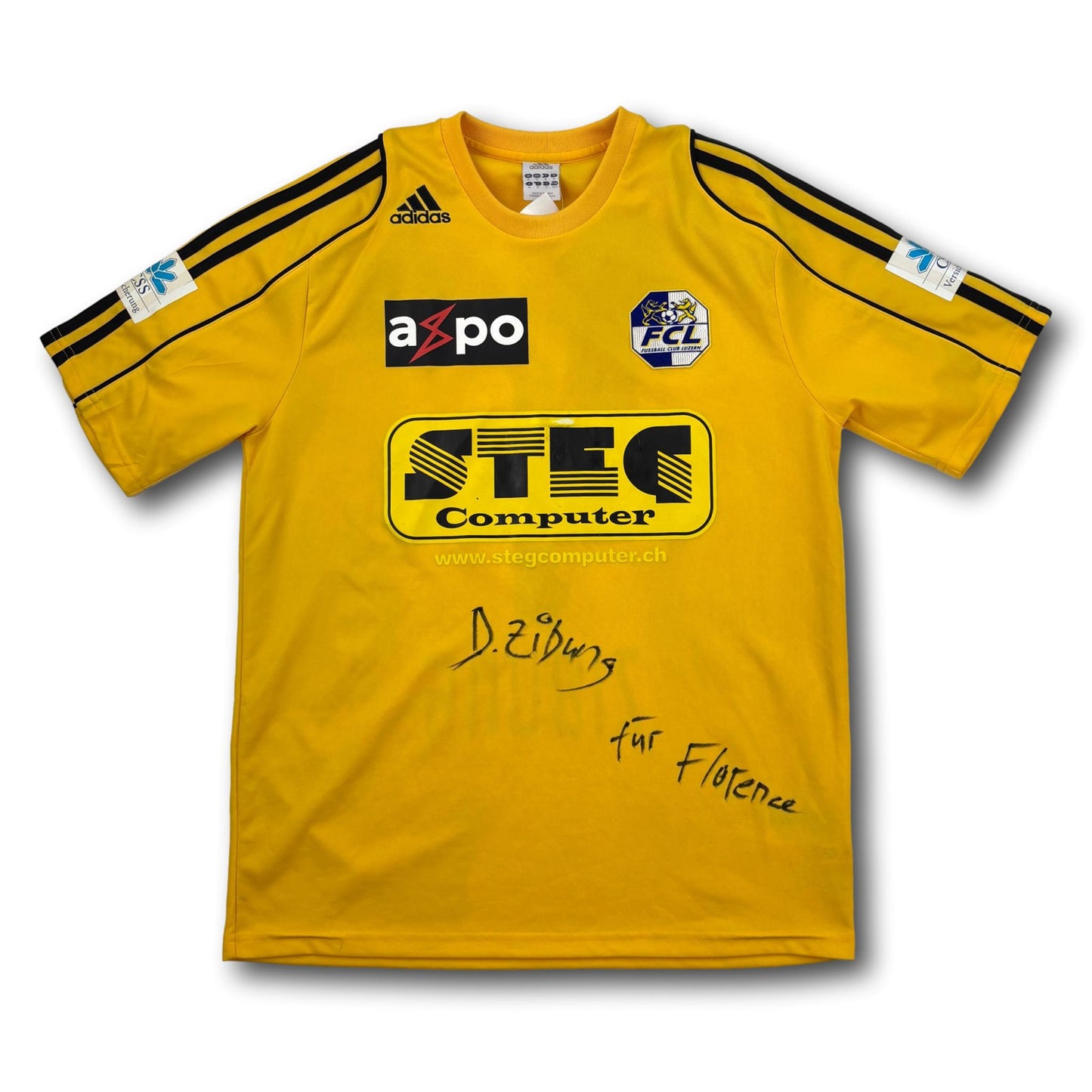 FC Luzern - 2009-10 - Auswärts - M - adidas - Zibung #1 - signiert