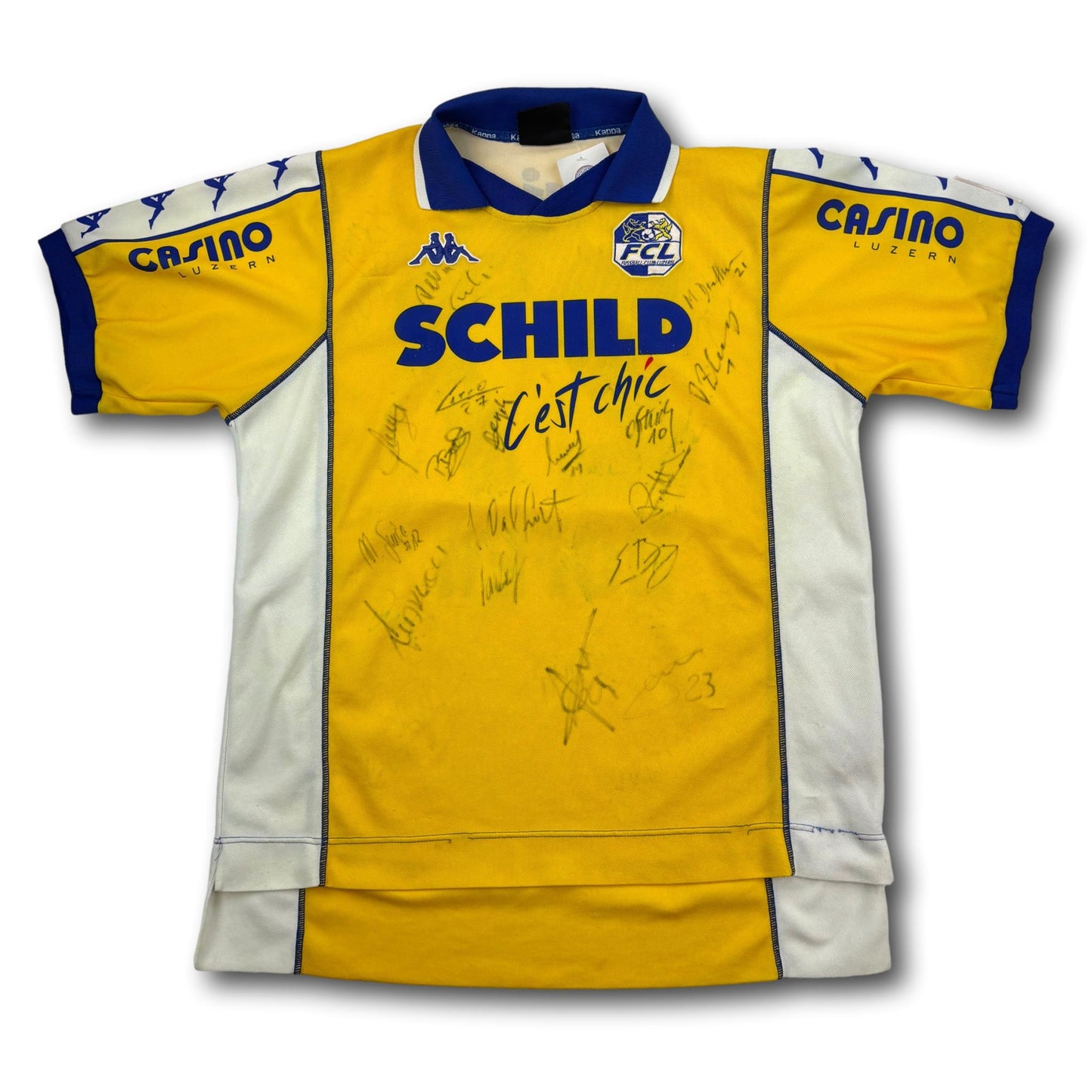 FC Luzern - 2000-01 - Auswärts - L - Kappa - Hofer #27 - signiert