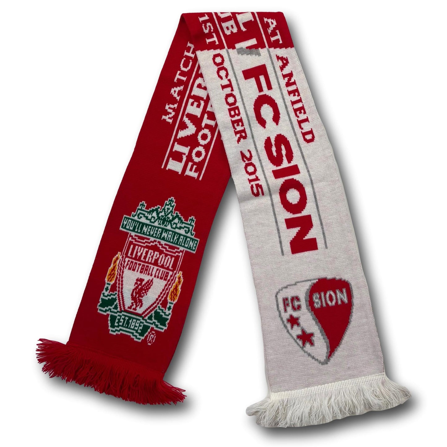 FC Sion / Liverpool FC - 2015 - Fanschal