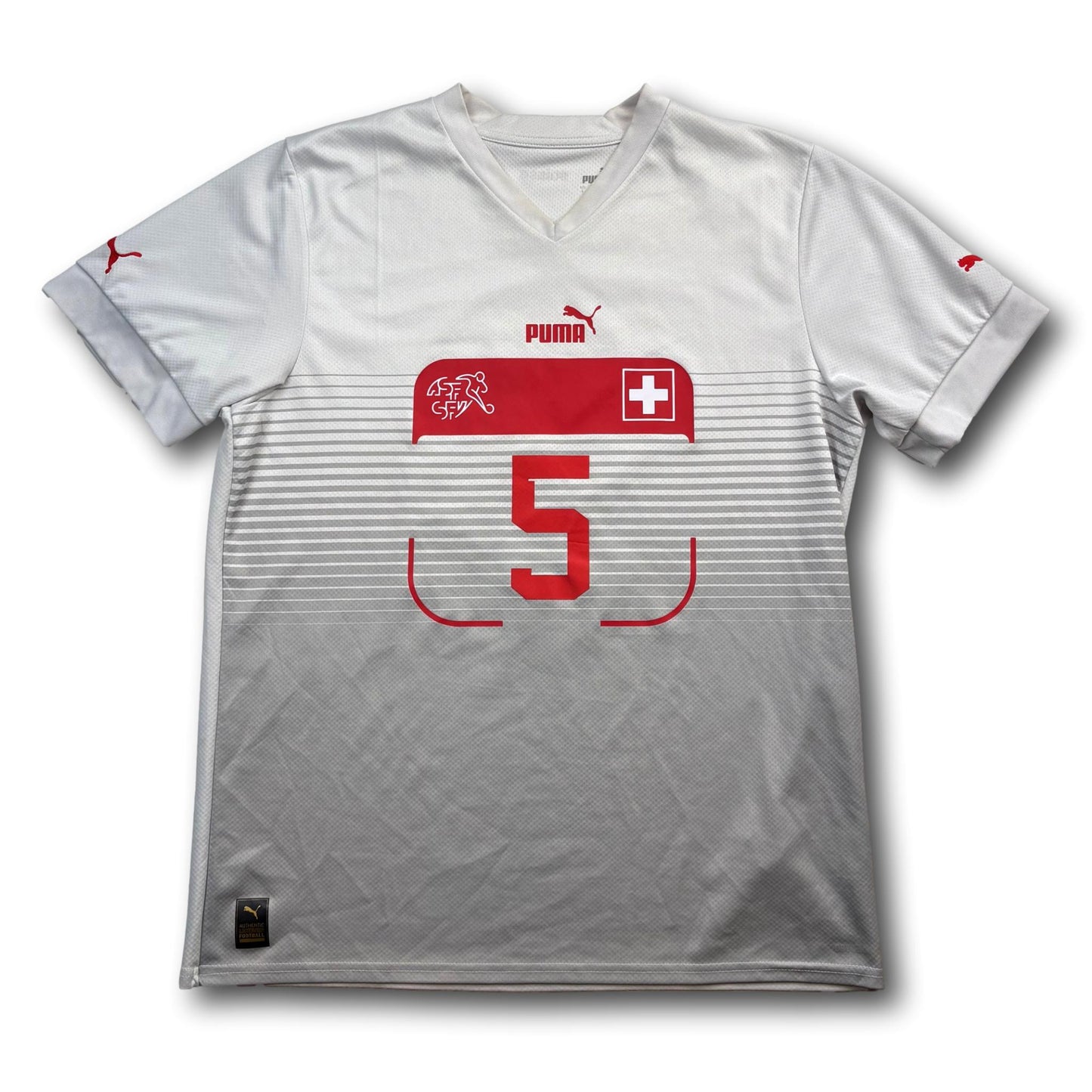 Suisse - 2022-23 - Extérieur - XL - Puma - Akanji #5