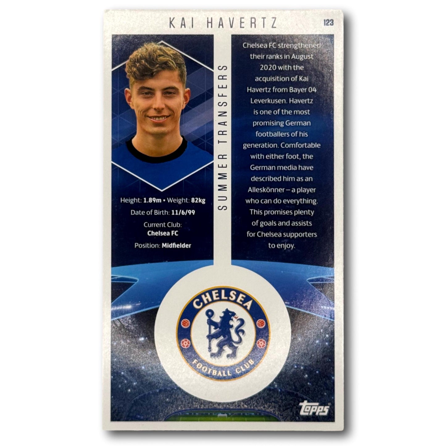 Topps UEFA Best of the Best 2020/21 - Transferts d'été - Kai Havertz