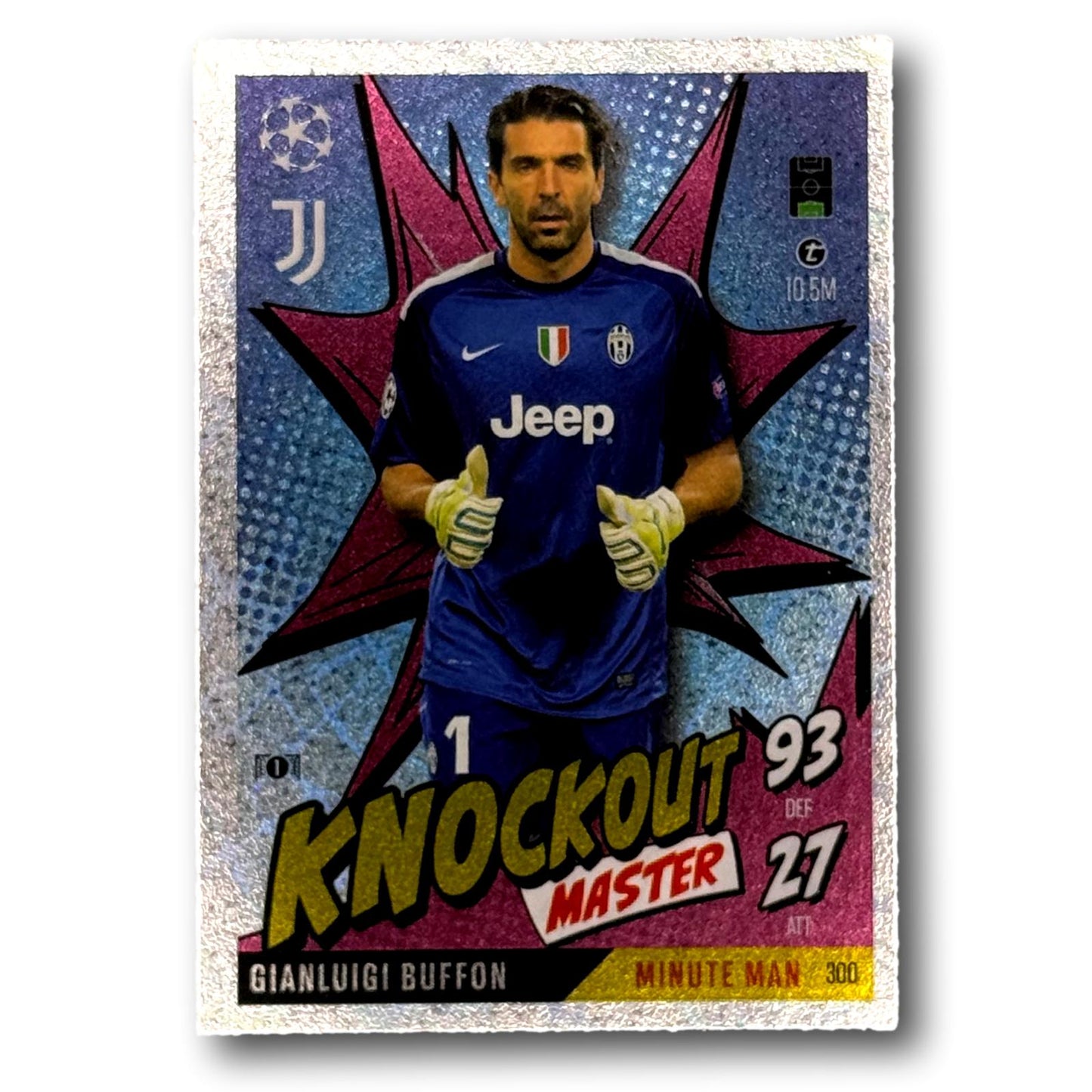 Topps Match Attax 2024/25 - Minute Man / Maître du K.O. - Gianluigi Buffon