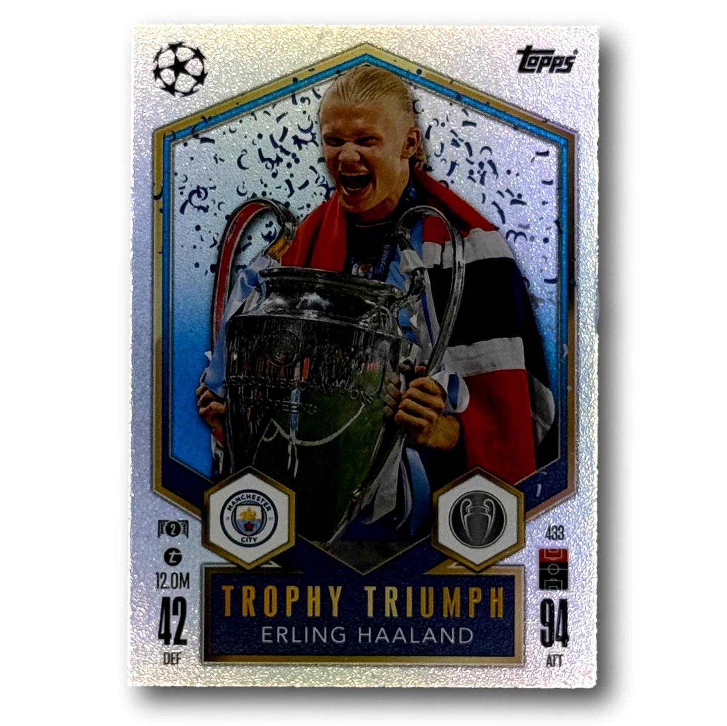 Topps Match Attax 2024/25 - Trophée Triomphe - Erling Haaland