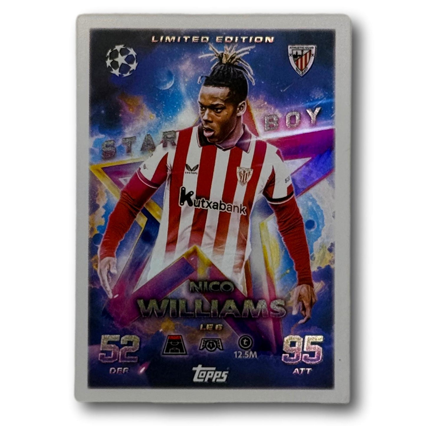 Topps Match Attax 2025/26 - Star Boy Limited Edition - Nico Williams