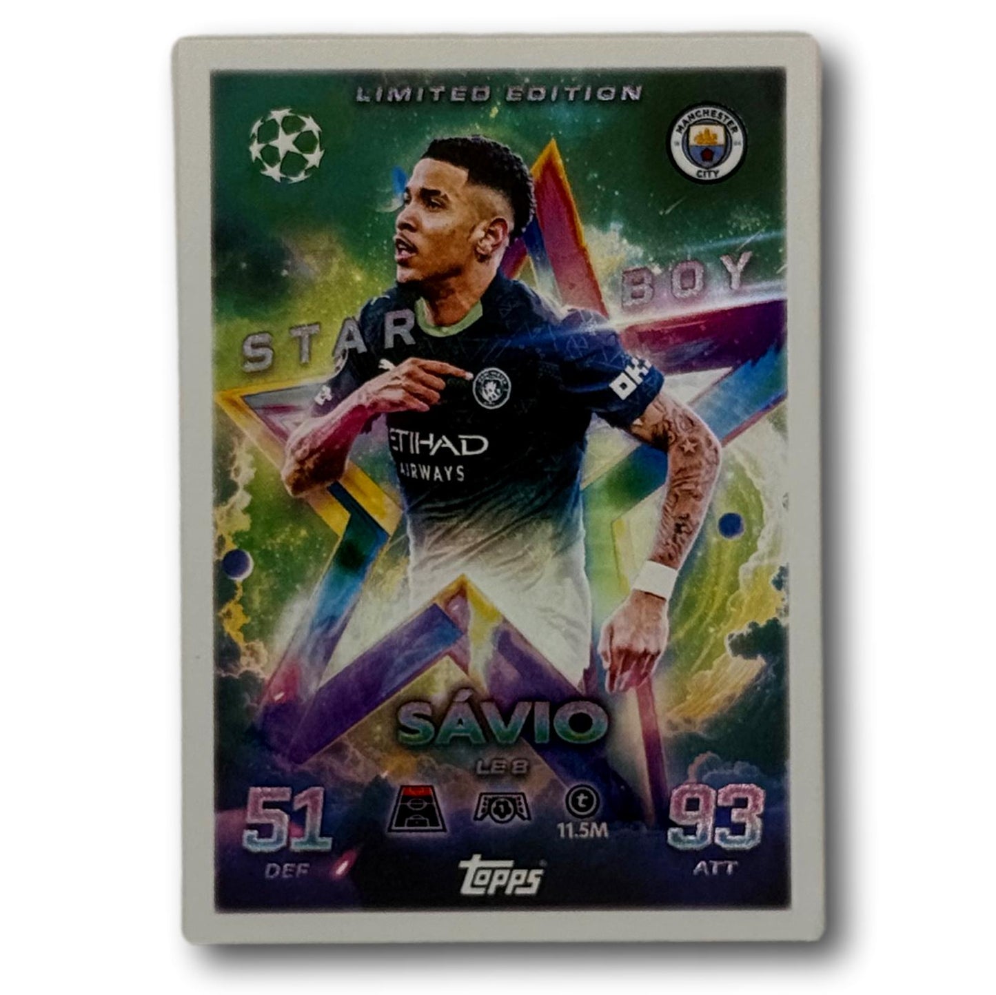 Topps Match Attax 2025/26 - Star Boy Édition Limitée - Sávio