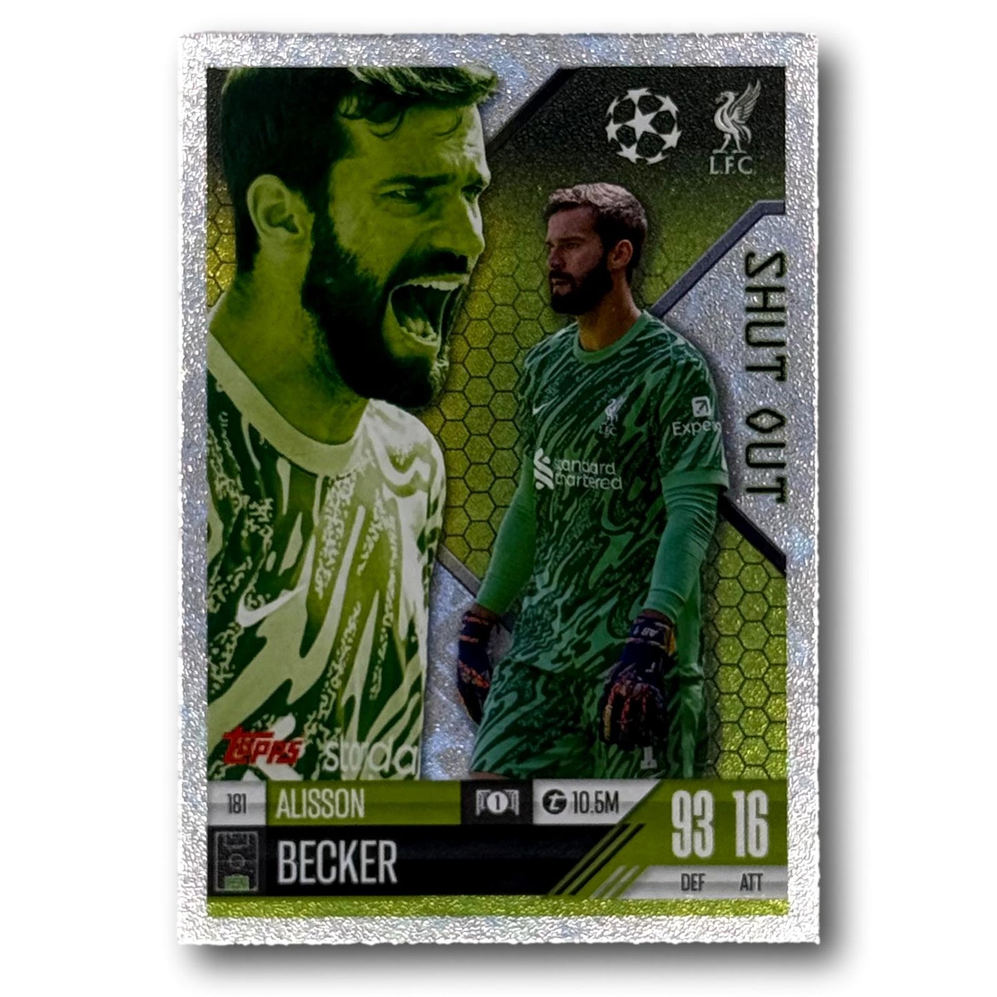 Topps Match Attax 2024/25 - Blanchissage - Alisson Becker