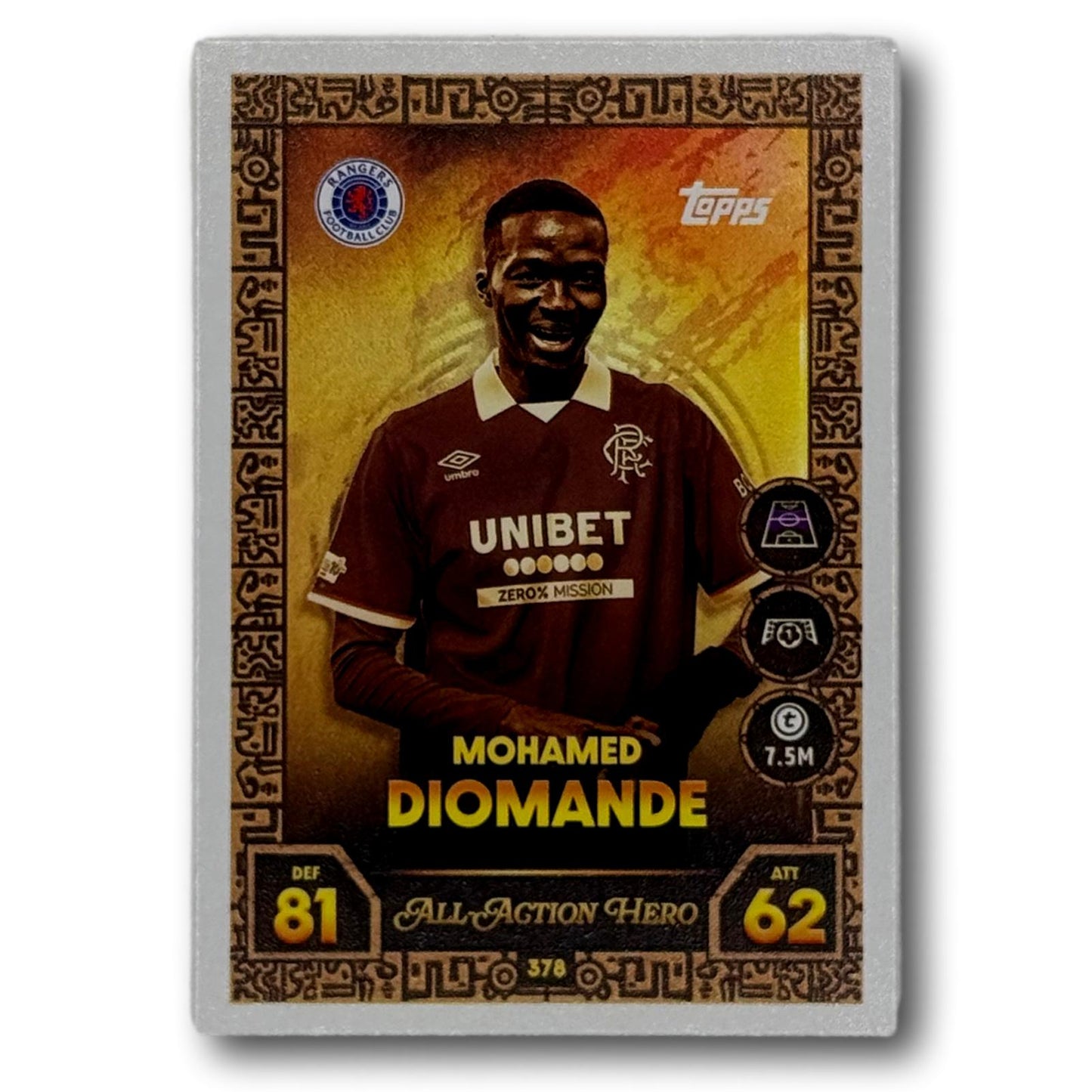 Topps Match Attax 2025/26 - Héros de l'action - Mohamed Diomande