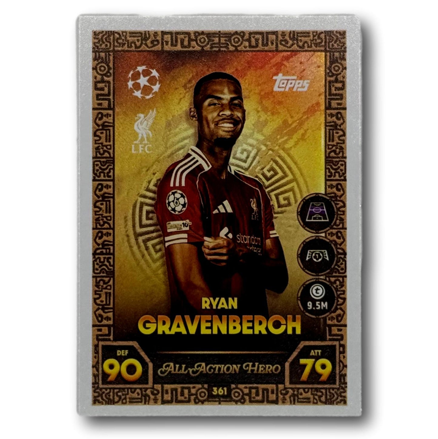 Topps Match Attax 2025/26 - Héros de l'action - Ryan Gravenberch
