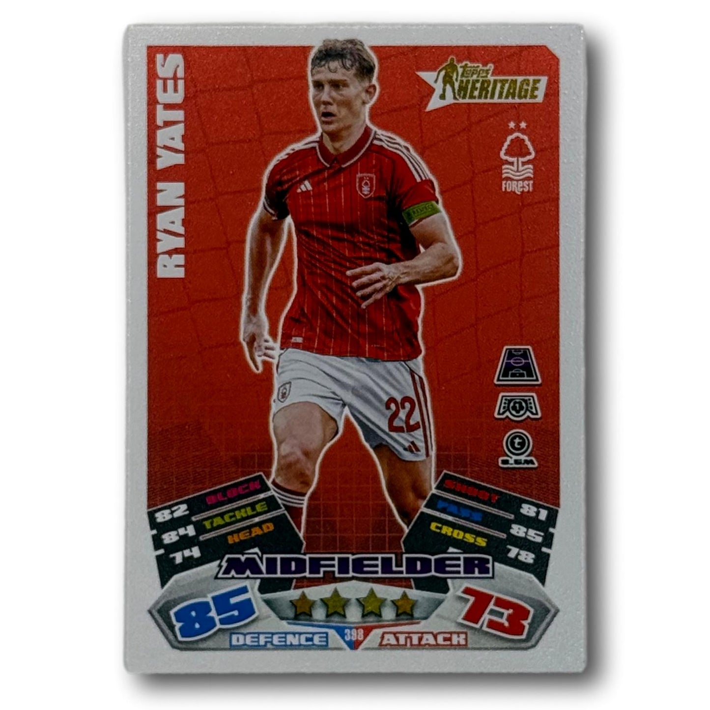 Topps Match Attax 2025/26 - Milieu de terrain - Ryan Yates