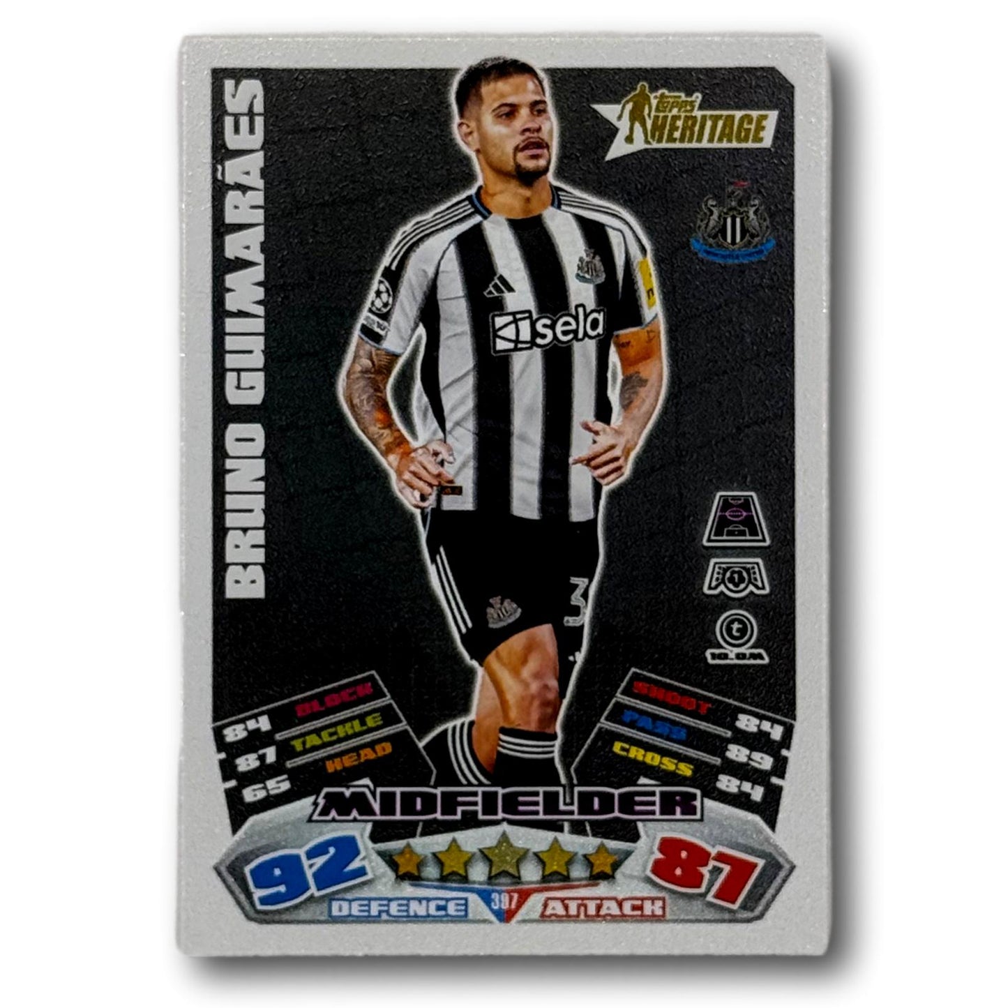 Topps Match Attax 2025/26 - Milieu de terrain - Bruno Guimarães