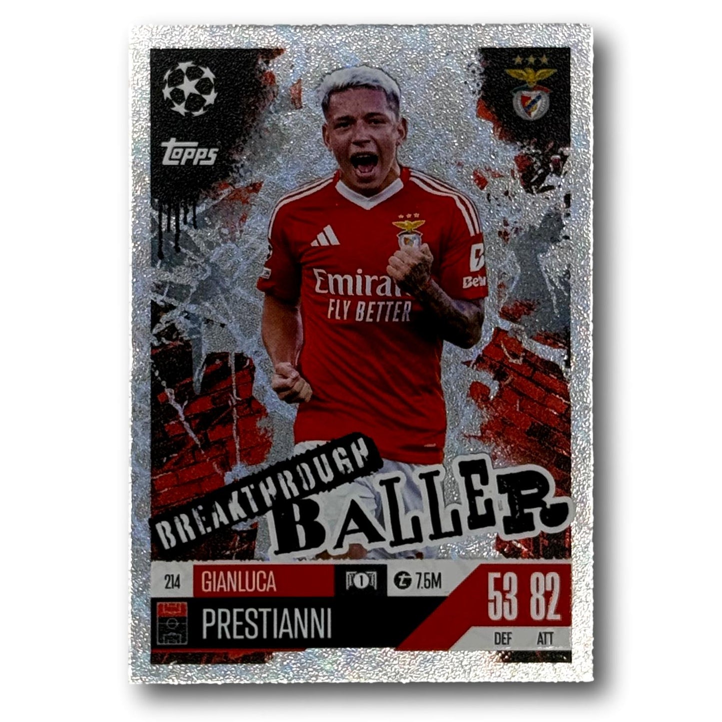 Topps Match Attax 2024/25 - Révélation - Gianluca Prestianni