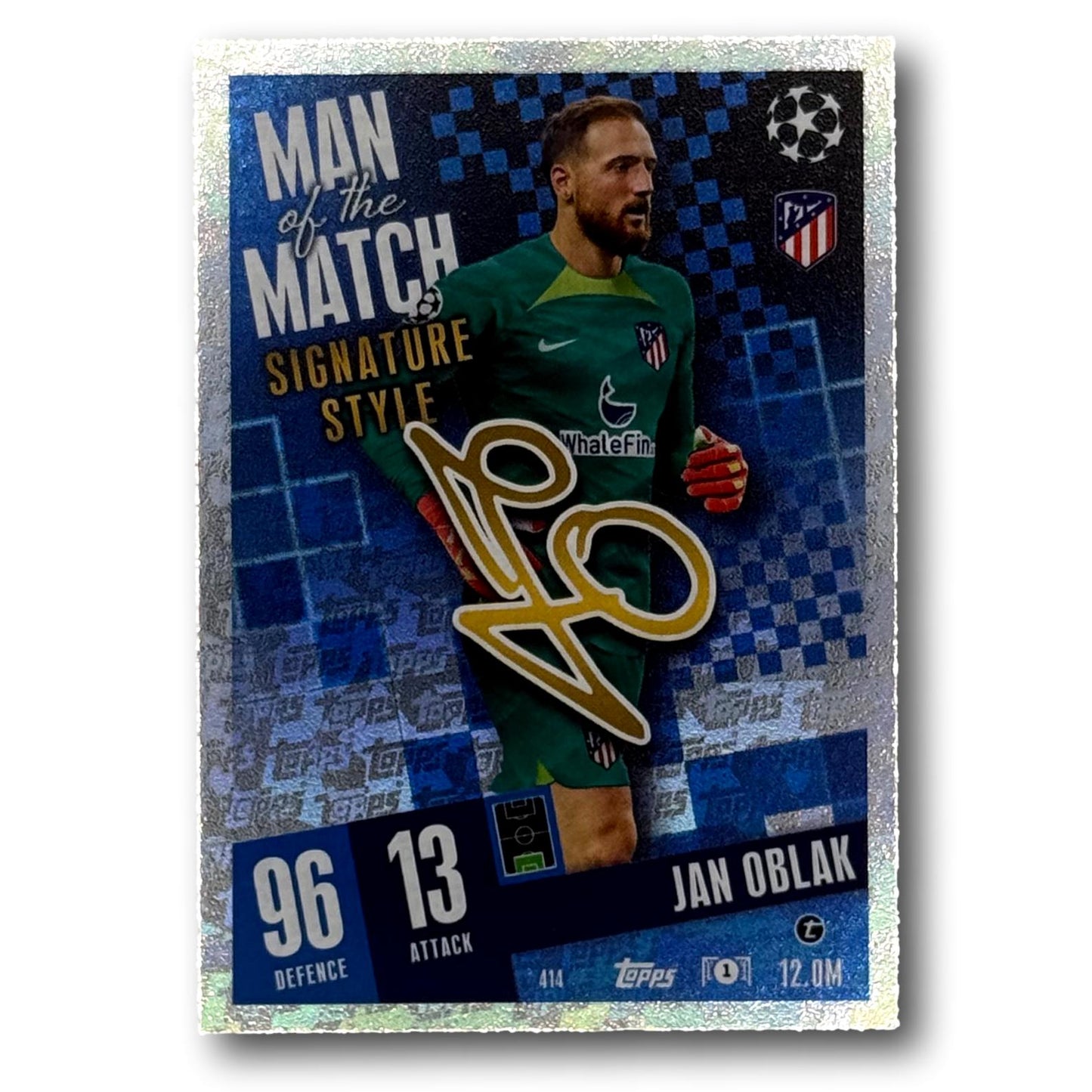 Topps Match Attax 2023/24 - Homme du match / Style signature - Jan Oblak