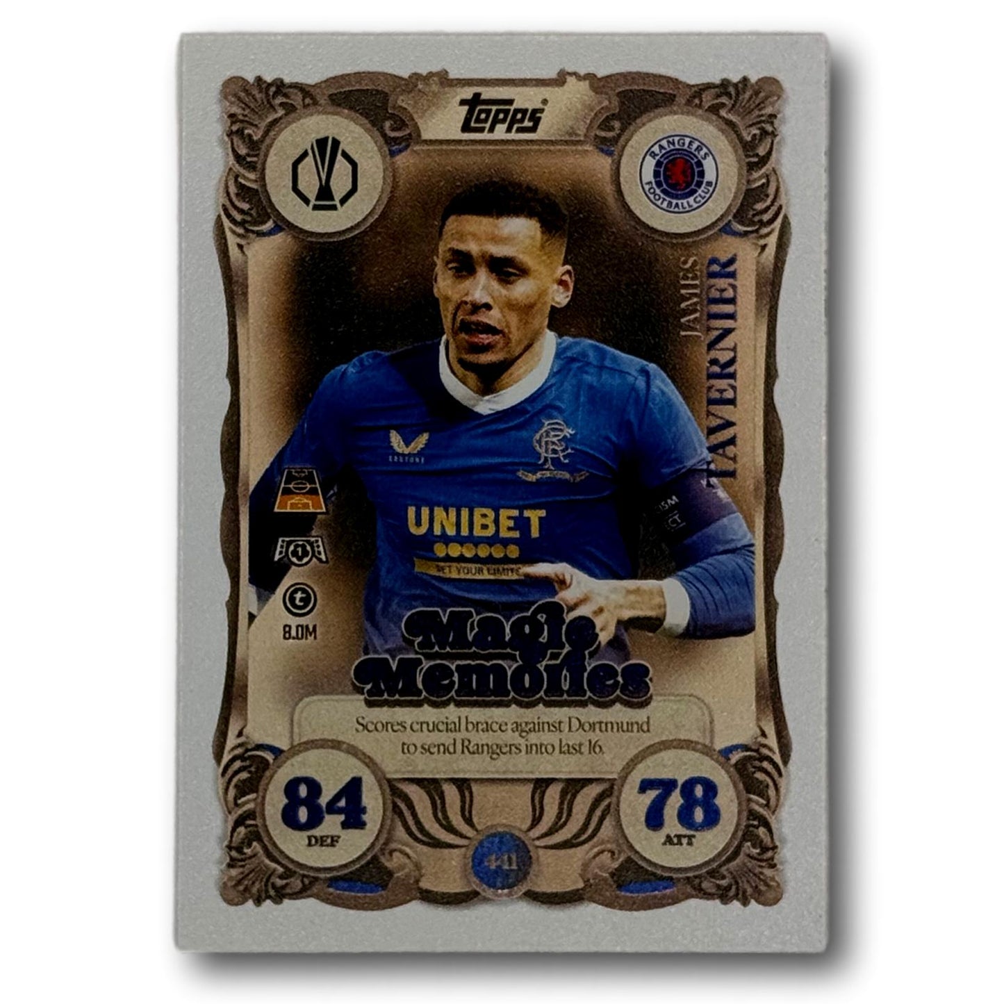 Topps Match Attax 2025/26 - Souvenirs magiques - James Tavernier
