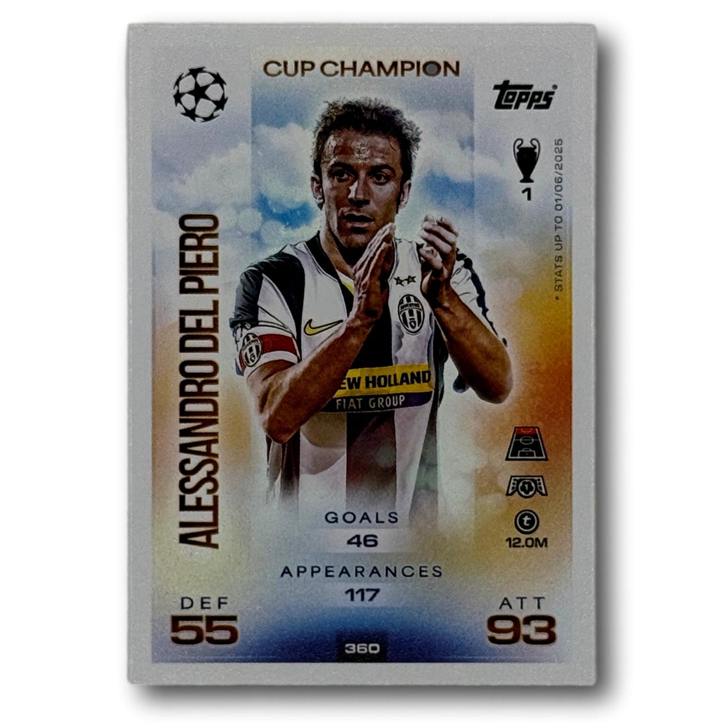 Topps Match Attax 2025/26 - Cup Champion - Alessandro del Piero