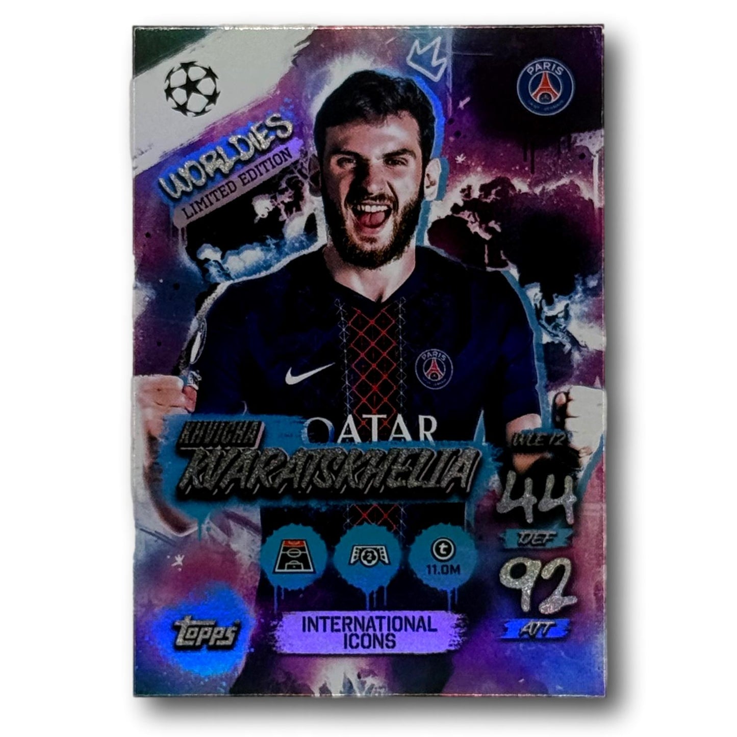 Topps Match Attax 2025/26 - Worldies Limited Edition - Khvicha Kvaratshelia