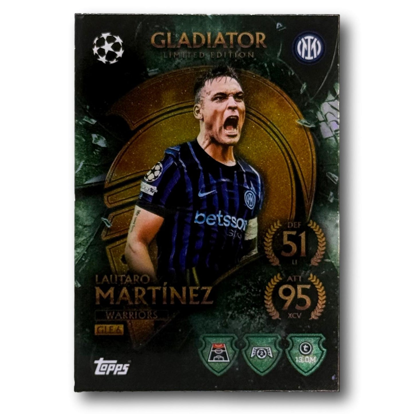 Topps Match Attax 2025/26 - Édition limitée Gladiator - Virgil van Dijk