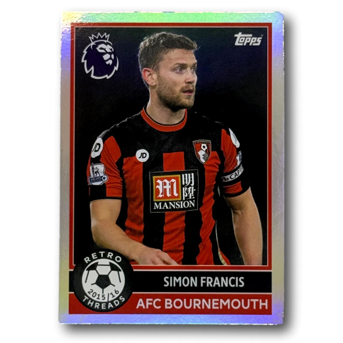 Topps Premier League 2025/26 - Tenues rétro - Simon Francis