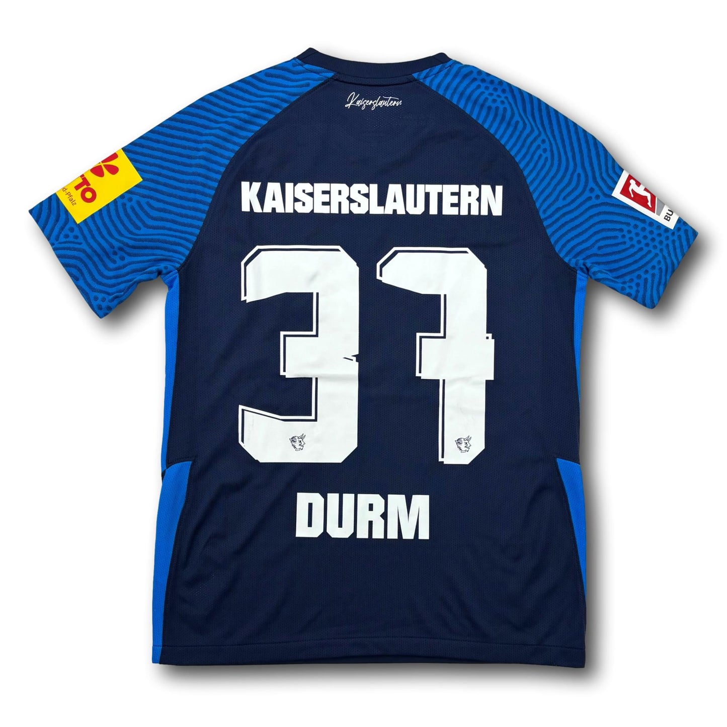 1. FC Kaiserslautern - 2022-23 - Maillot porté en match - Troisième - M - Nike - Durm #37