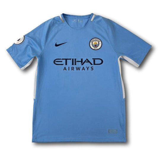 Manchester City - 2017-18 - Home - M - Nike - Kun Aguero #10