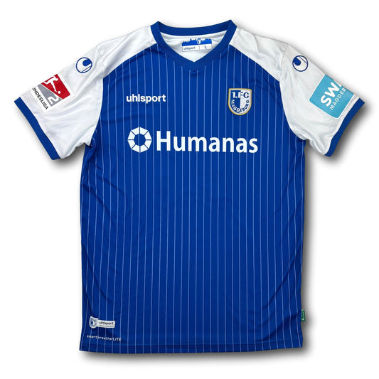 1. FC Magdeburg - 2022-23 - Matchworn - Home - L - uhlsport - Halbouni #12