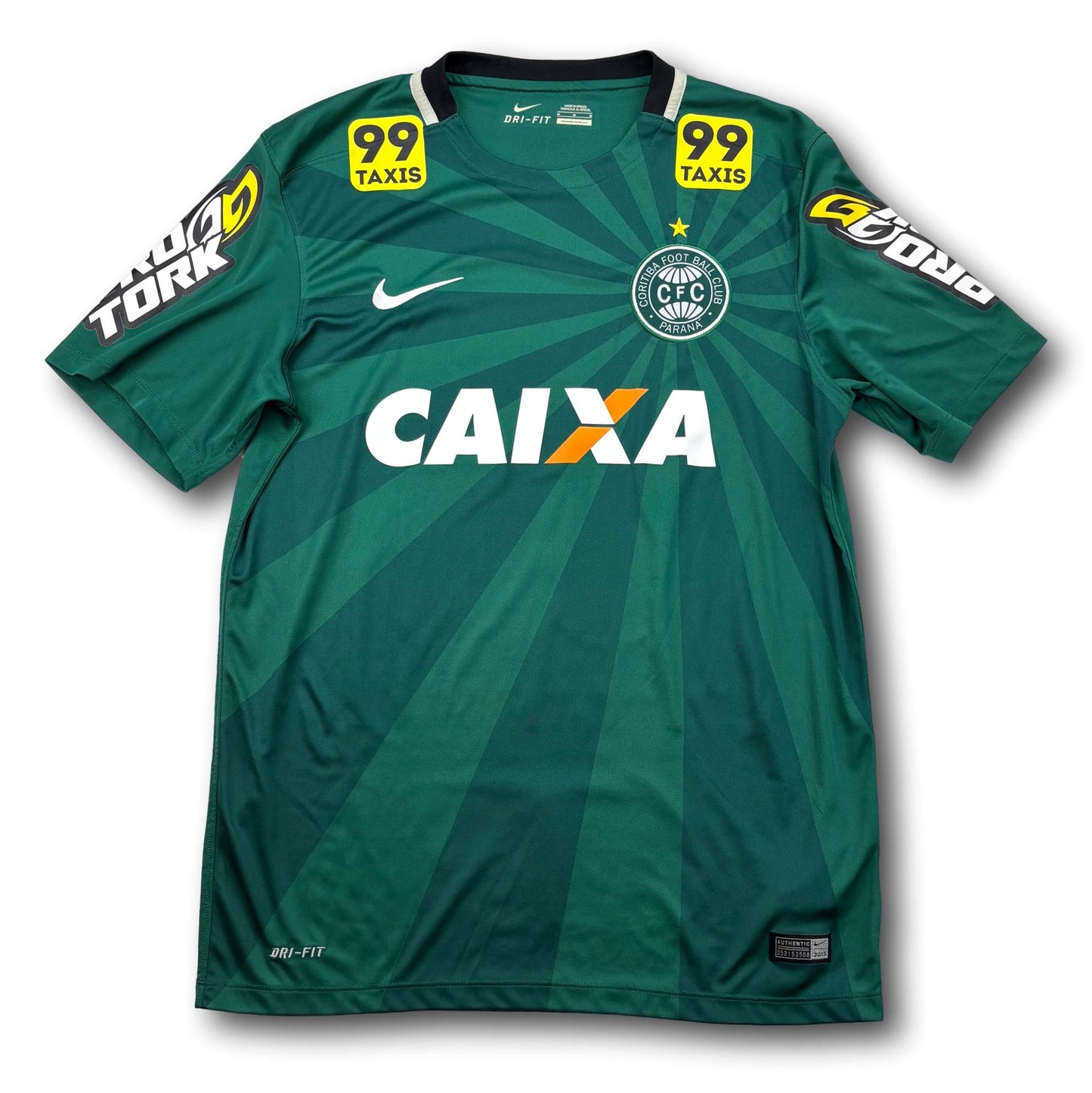 Coritiba Foot Ball Club - 2015 - Match-prepared - Fourth - M - Nike - Henrique #66