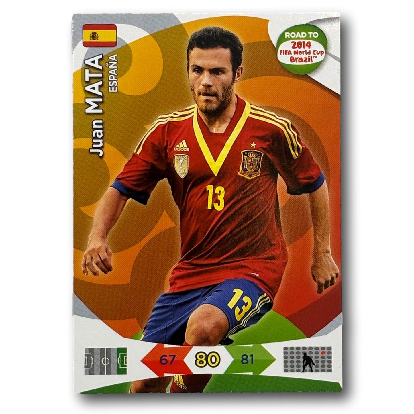Adrenalyn Road to World Cup 2014 - Juan Mata