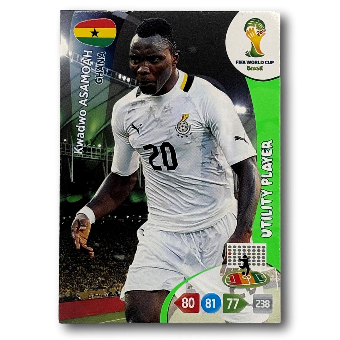 Adrenalyn FIFA World Cup 2014 - Utility Player - Kwadwo Asamoah
