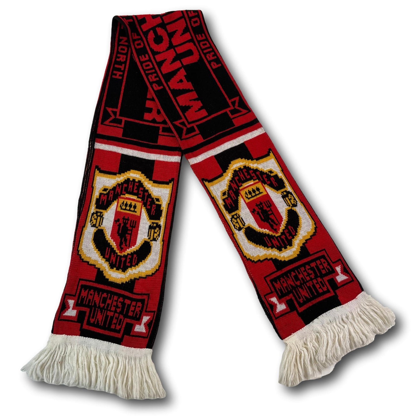 Manchester United fan scarf
