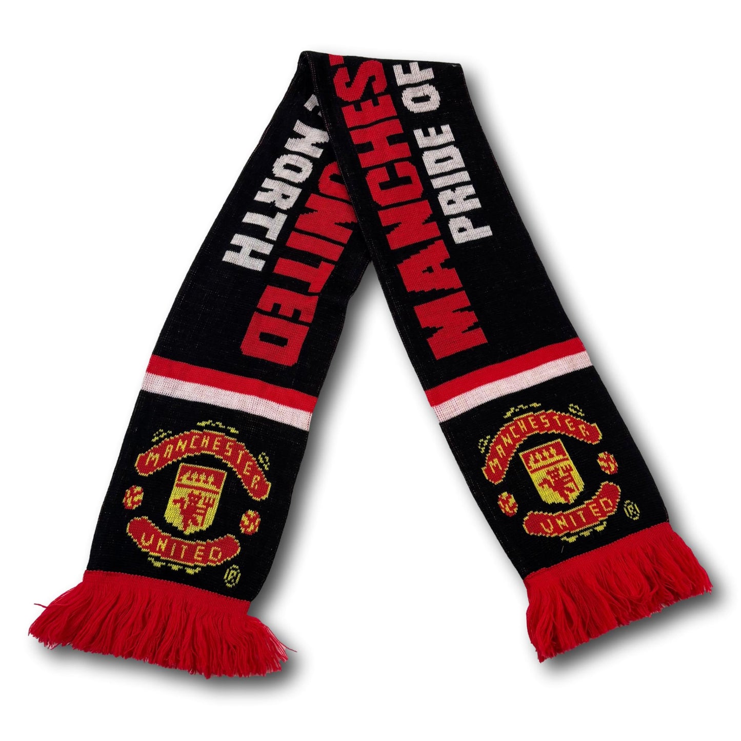 Manchester United fan scarf