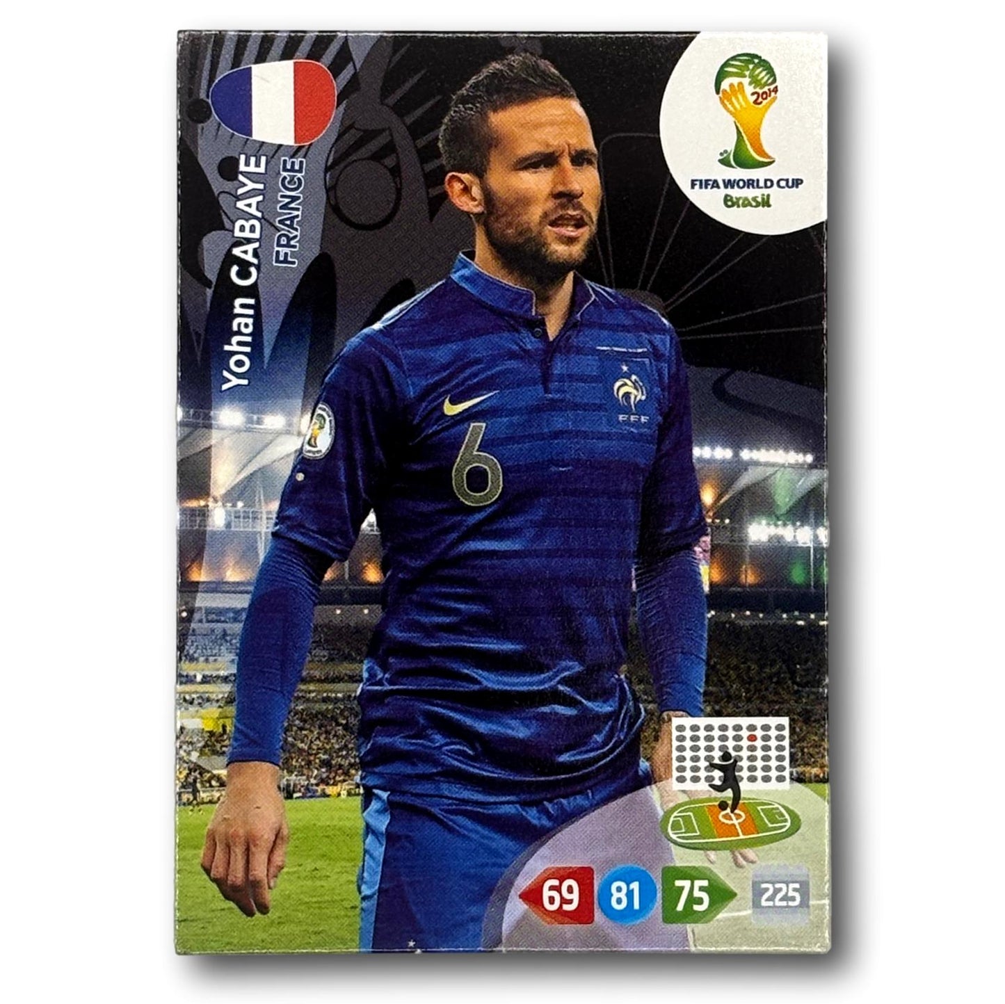 Adrenalyn FIFA World Cup 2014 - Yohan Cabaye