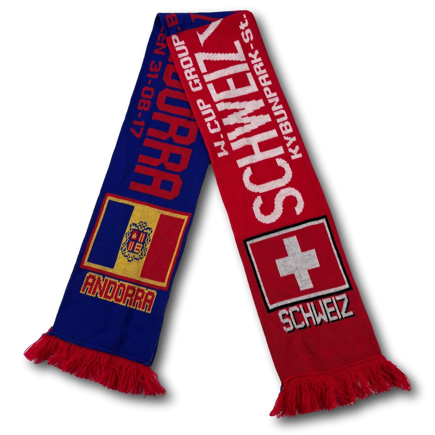 Schweiz / Andorra - WM-Qualifikationsspiel 2017 - Fanschal
