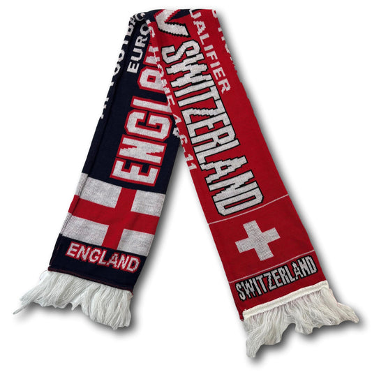 Switzerland / England - European Championship Qualifying Match 2011 - Fan Scarf