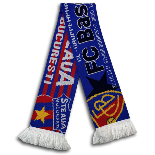 Écharpe de supporter FC Bâle / FC Steaua Bucarest - Ligue des champions 2013/14