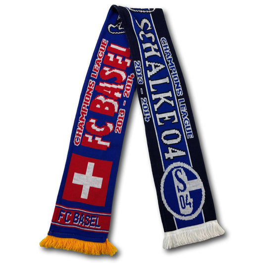 FC Schalke 04 / FC Basel - UEFA Champions League 2013/2014 - Fanschal