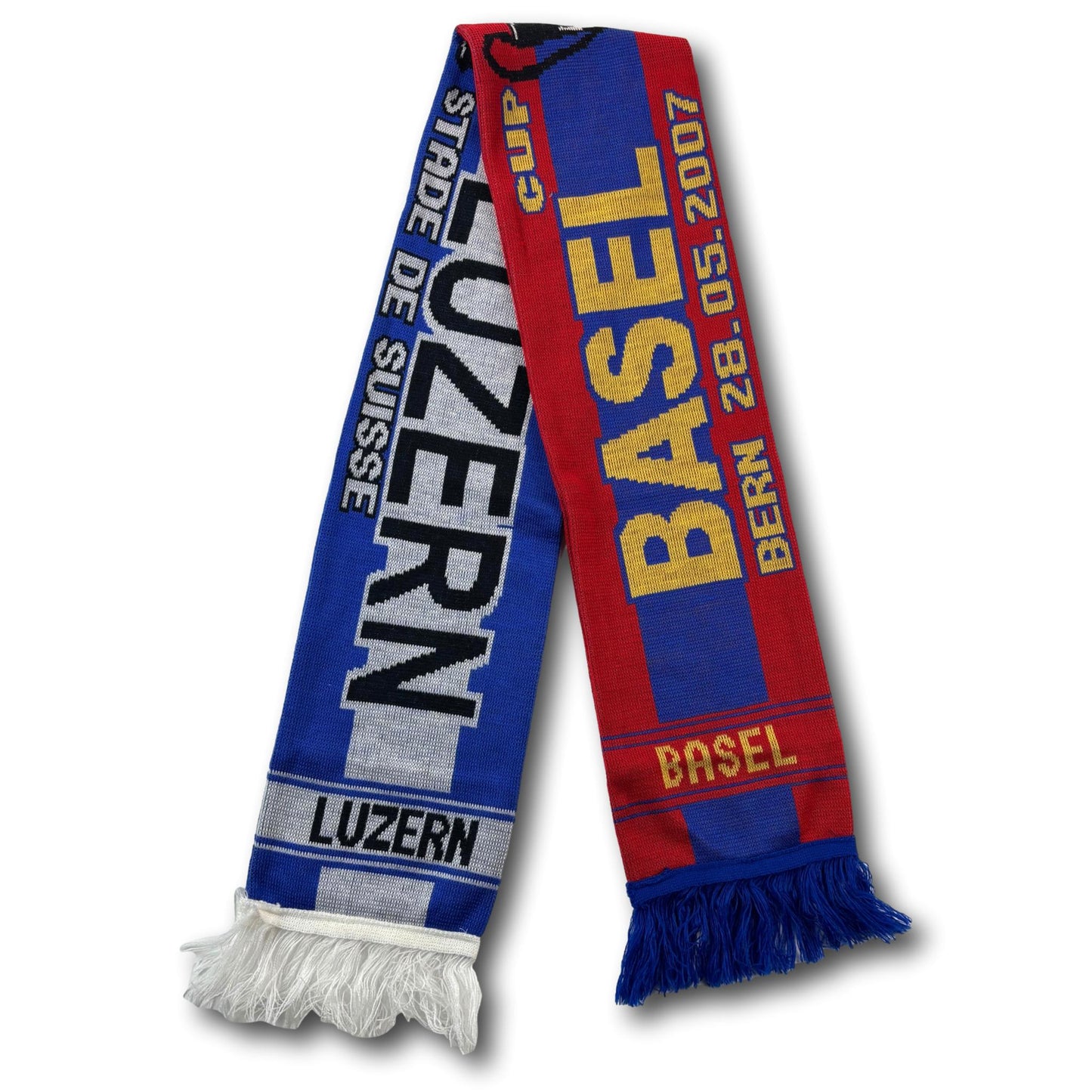 FC Basel / FC Luzern - Swiss Cup Final 2007 - Fan Scarf