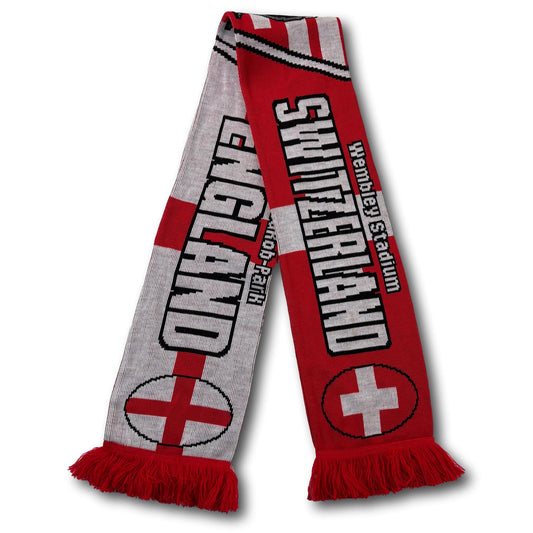 Switzerland / England - European Championship Qualifying Match 2014 - Fan Scarf