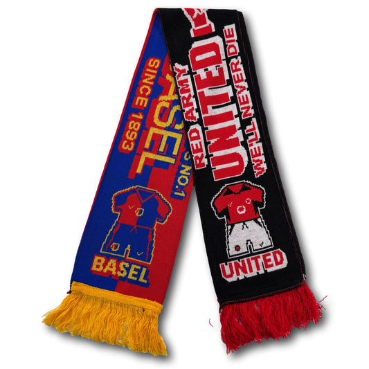 Manchester United / FC Basel - fans scarf