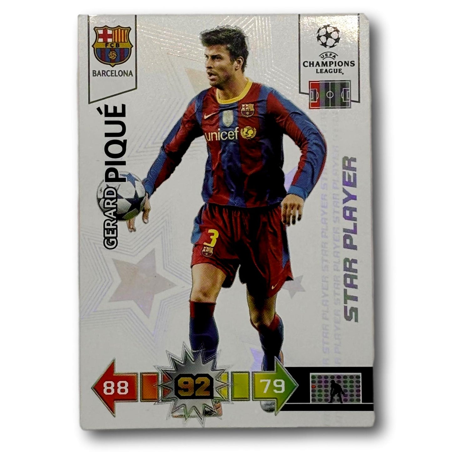 Adrenalyn Champions League 2010/11 - Joueur vedette - Gerard Piqué