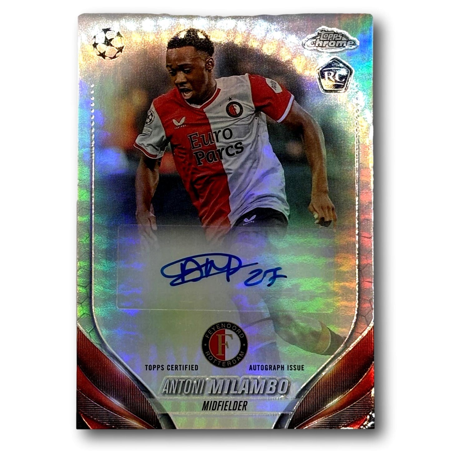 Topps Chrome UEFA 2023/24 - Autograph Issue / Rookie Card - Antoni Milambo