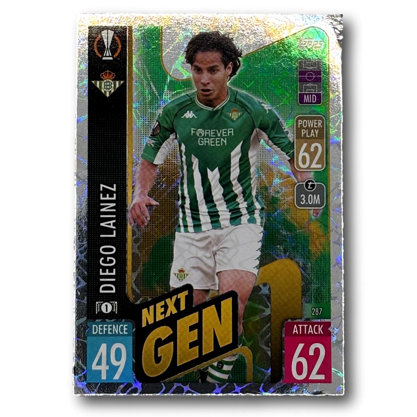 Topps Match Attax 2021/22 - Next Gen - Diego Lainez
